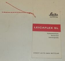 Carte leicaflex ernst d'occasion  Ham