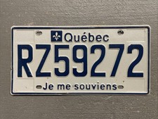Quebec canada license for sale  Gallup