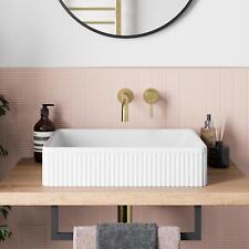 Fluted countertop basin for sale  EVESHAM