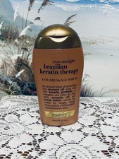 Organix Ever Straight Brazilian Keratin Therapy soro anti-quebra 3,3 oz. Novo comprar usado  Enviando para Brazil