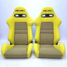 【1 PAR】AUTÊNTICO RECARO SR4 gato selvagem amarelo muito bom estado comprar usado  Enviando para Brazil