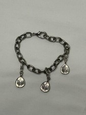 Silver charm bracelet for sale  Portland