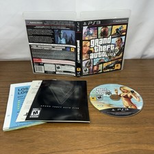 Grand Theft Auto GTA V 5 (Sony PS3 PlayStation 3, Manual e Mapa Completo TESTADO comprar usado  Enviando para Brazil