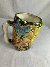 Caneca de cerâmica vintage CALPOTTER CALIFORNIA com flores e design dourado comprar usado  Enviando para Brazil