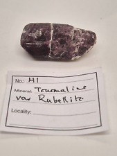 Red tourmaline crystal for sale  LONDON