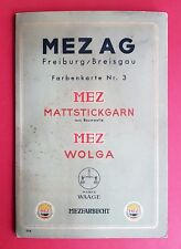 Farbenkarte musterkarte mez gebraucht kaufen  Dresden