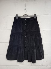 Black corduroy tiered for sale  POOLE