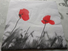 Servietten two poppies gebraucht kaufen  Leipzig