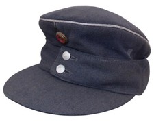 Casquette feldmutze bleue d'occasion  Isigny-sur-Mer