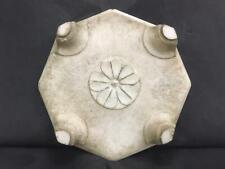 RARO ANTIGO VINTAGE BRANCO ITALIANO BASE DE MÁRMORE FIGURA DE DEUS HINDU MESA BAJORD SUPORTE comprar usado  Enviando para Brazil