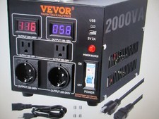 Transformador conversor de tensão Vevor 2000 watts transformador step up/down 110/220V comprar usado  Enviando para Brazil