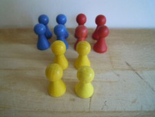 Holzkegel holz spielsteine gebraucht kaufen  Hamburg