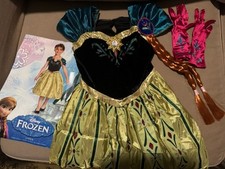 Fantasia de Halloween infantil Disney Frozen Deluxe Anna - tamanho 7-8. Perfeito estado!, usado comprar usado  Enviando para Brazil