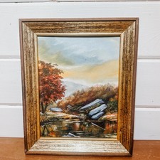 Vintage landscape painting for sale  Louisa