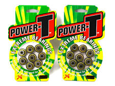 16x Grizzly Gear Power-T Lager Bearings - Kugellager Extreme Skating Stuntskates, usado comprar usado  Enviando para Brazil