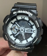 Relógio masculino Casio G-Shock branco e preto GA-110BW-1 comprar usado  Enviando para Brazil