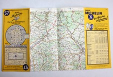 Michelin map 1956 d'occasion  Expédié en Belgium