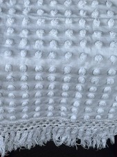 Vintage white chenille for sale  Rockford