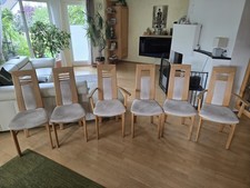 Buchenholzstühle microfaserbe gebraucht kaufen  Bergisch Gladbach