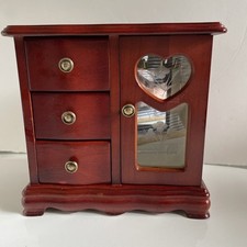 Wooden drawer jewelry for sale  Hastings