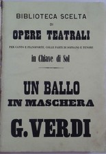 Ballo maschera melodramma usato Ballo maschera melodramma usato  Cambiago