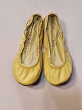 Ballasox by Corso Como Feminino Balé Dobrável Couro Amarelo Liso Tamanho 7 comprar usado  Enviando para Brazil
