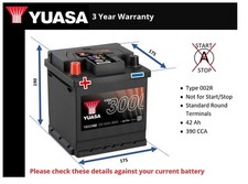 Battery fits skoda for sale  UK