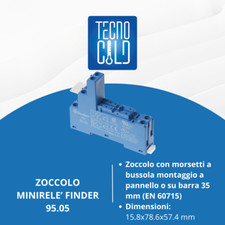 Relè finder zoccolo usato  Vetto