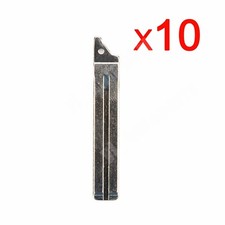 10x Lâmina de chave dobrável flip controle remoto sem cortes para Toyota Camry Corolla CHR Scion LXP90 comprar usado  Enviando para Brazil