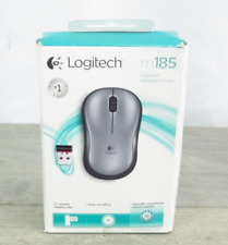 Mouse sem fio Logitech M185 - Azul novo em folha caixa aberta testado comprar usado  Enviando para Brazil