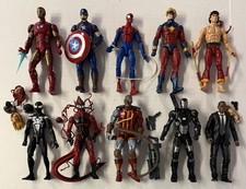 Lote de 10 bonecos de ação Marvel Legends 6” HOMEM DE FERRO MÁQUINA DE GUERRA ARANHA DEATHLOK, usado comprar usado  Enviando para Brazil