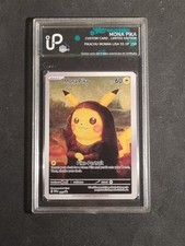 Używany, POKEMON - MONA PIKA - GRADED CARD - PIKACHU -NO PSA BGS - LIMITED 55/250 -CUSTOM na sprzedaż  Wysyłka do Poland