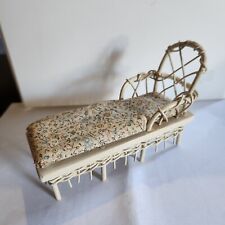 white wicker chaise lounge for sale  West Hartford