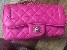 Pink chanel mademoiselle for sale  LONDON