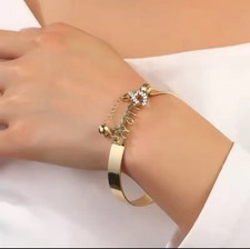 Bracelet guess doré d'occasion  Chalon-sur-Saône