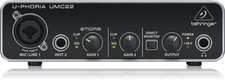 Behringer umc22 audiophile for sale  UK
