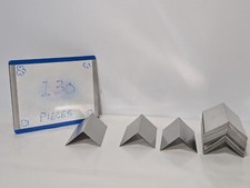 (130) Alumínio 7 polegadas x 2,5 polegadas x 2,5 polegadas dobrado, para piscar, sinais, como mostrado comprar usado  Enviando para Brazil