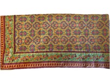 Colcha Soft Surroundings Queen Boho Algodão Índia Cottagecore Cobertura Multicolorida comprar usado  Enviando para Brazil