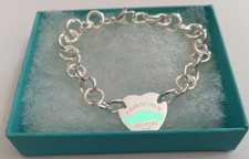 Bracciale maglia heart usato  Sori