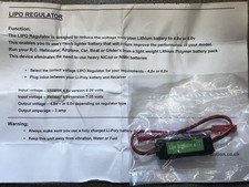 Lipo regulator 4.8 for sale  MALVERN