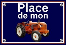 Plaque place tracteur d'occasion  Paris I