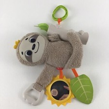 Carrinho Fisher Price lento muito divertido preguiça brinquedo de pelúcia bebê detalhes sensoriais espelho comprar usado  Enviando para Brazil