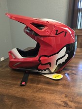 Capacete Fox Racing V1 Toxsyk - Vermelho Flo - Adulto Pequeno, 29659-110-S comprar usado  Enviando para Brazil