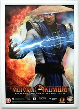 Mortal Kombat RARO PS3 XBOX 360 42cm x 59cm pôster promocional #1 comprar usado  Enviando para Brazil