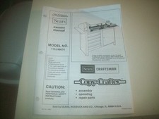Owners manual copy for sale  Troy