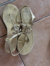 Sandales cuir strass d'occasion  Cavalaire-sur-Mer
