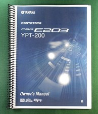 Yamaha PSR-E203 Instruction Manual: 68 Pages & Protective Covers!, usado comprar usado  Enviando para Brazil