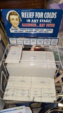1950's Estanho e Aço Super Anahist Medicina de Alívio a Frio Exibição de Bancada comprar usado  Enviando para Brazil