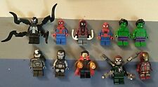 11 LEGO Marvel Minifiguras Rhino Spiderman Venom Hulk Doc Ock Iron Man + Más segunda mano  Embacar hacia Argentina