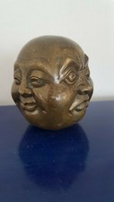 Asian mask bronze d'occasion  Fayence